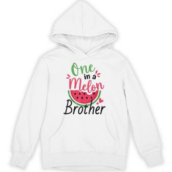 One In A Melon Brother 1St Birthday Party Family Matching Hoodie - Thegiftio UK