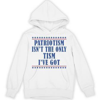Patriotism Isn't The Only Tism I've Got American Flag Autism Hoodie - Monsterry