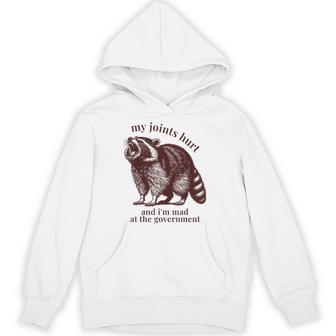 Raccoon My Joints Hurt Ehlers Danlos Syndrome Lupus Hoodie - Thegiftio UK