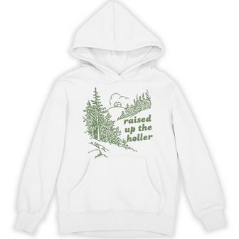 Raised Up The Holler Country Appalachian Cabin Hoodie - Thegiftio UK