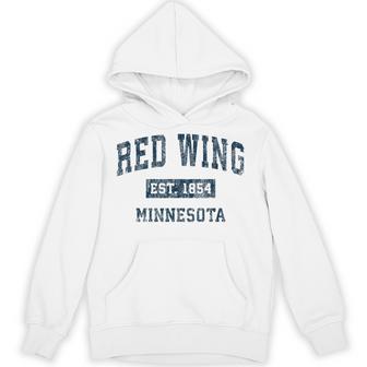 Red Wing ミネソタ Mn ヴィンテージ スポーツデザイン ネイビー プリント パーカー - Kawaiitshirt