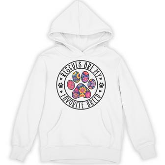 Rescues Are My Favorite Breed Hoodie - Thegiftio UK