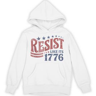 Resist Like Its 1776 Liberal 4Th Of July 250Th Anniversary Hoodie - Thegiftio UK