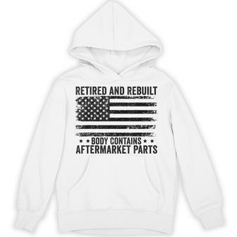Retired And Rebuilt Body Contains Aftermarket Parts Retired Hoodie - Thegiftio UK