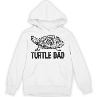 Retro Turtle Dad Turtle Daddy Tortoise Lover Father's Day Hoodie - Thegiftio UK