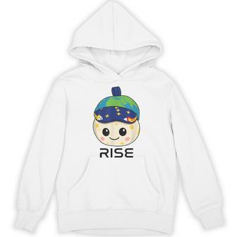 Rise Plush Cute Space Moon Fan Hoodie - Thegiftio UK