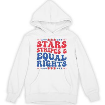 Stars Stripes And Equal Rights Women's Rights 4Th Of July Hoodie - Thegiftio UK