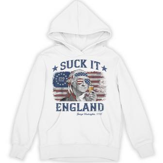Suck It England George Washington 4Th Of July Usa Hoodie - Thegiftio UK