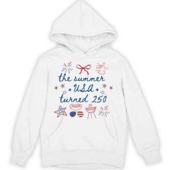 The Summer Usa Turned 250 America 250Th Anniversary Hoodie - Thegiftio UK
