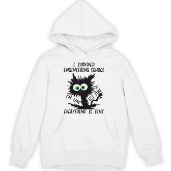 I Survived Engineering School Graduation 2026 Hoodie - Thegiftio UK