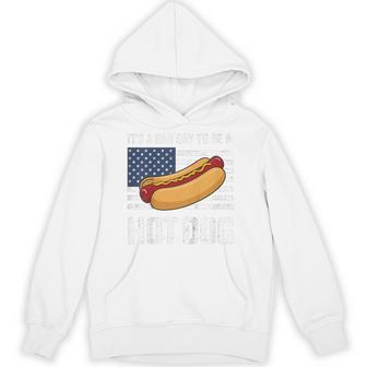 Toddler It's A Bad Day To Be A Hot Dog Kids Hoodie - Thegiftio UK