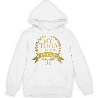 My Toga Is At The Cleaners Greek Party Costume Hoodie - Thegiftio UK