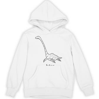 Uma ネッスィー ゆるい おもしろ かわいいイラスト ネッシー 長袖tシャツ パーカー - Kawaiitshirt