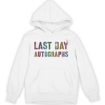 Vintage Last Day Autographs Signing Batch Signatures Sign My Hoodie - Thegiftio UK