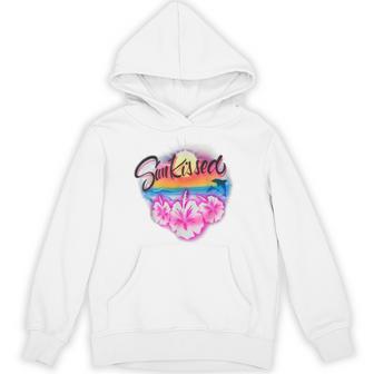 Vintage Retro Larsson Sun Kissed Midnight Sun Graphic Hoodie - Thegiftio UK
