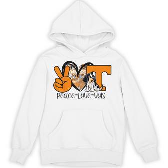 Vols Peace Love Vols Hoodie - Thegiftio UK