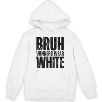 Winners Wear White Team Spirit Week Game Color Sports Day Hoodie - Thegiftio UK