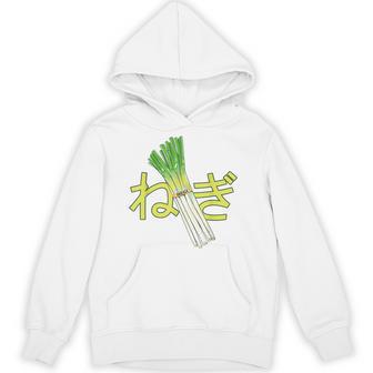 ねぎ ねぎ 漢字 パーカー - Kawaiitshirt