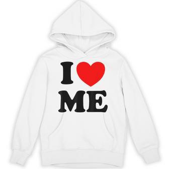 アイ・ラヴ・ミーシャツ I レッド・ハート・ミーアイ・ラヴ・マイセルフ & アイ・ファニー パーカー - Kawaiitshirt
