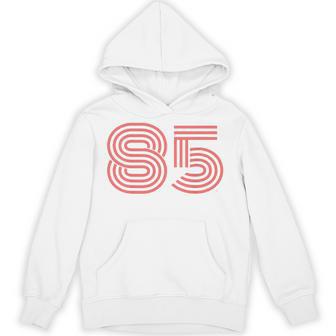 クールなレトロなレタリングジャージ、背番号85 1985 パーカー - Kawaiitshirt