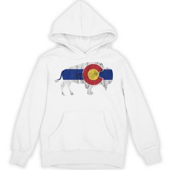 コロラド州旗バッファローtシャツ 美しいネイティブコロラドtシャツ パーカー - Kawaiitshirt