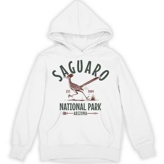 サグアロツーソン アリゾナ国立公園 ロードランナー お土産 長袖tシャツ パーカー - Kawaiitshirt