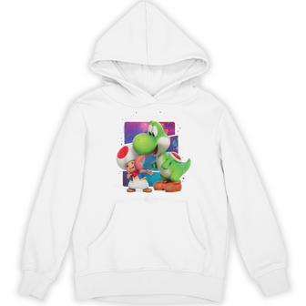 ザ・スーパーマリオギャラクシー・ムービー Toad And Yoshi Galaxy Fun パーカー - Kawaiitshirt
