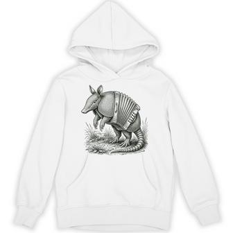 シュールなアコーディオンミュージカルアルマジロアート パーカー - Kawaiitshirt
