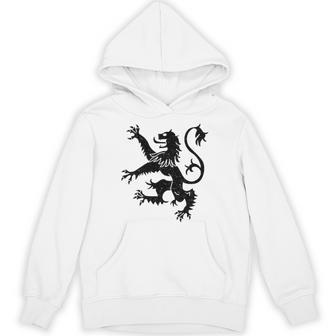 スコットランドライオンランパントシンボル ブラック パーカー - Kawaiitshirt