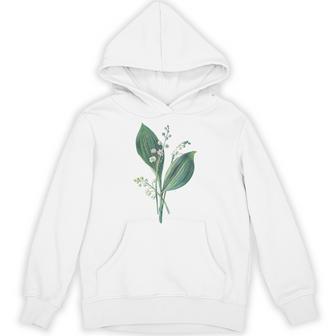 スズラン植物アートペインティングtシャツ パーカー - Kawaiitshirt