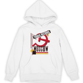 タワーレコード モスクワ レトロ ヴィンテージ 音楽 パーカー - Kawaiitshirt