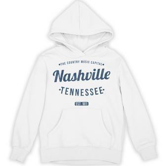 テネシー州ナッシュビル ヴィンテージ 旅行 お土産 ナッシュビル パーカー - Kawaiitshirt