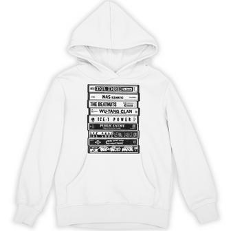 ヒップホップアーティストカセットtシャツ オールドスクールラップtシャツ パーカー - Kawaiitshirt