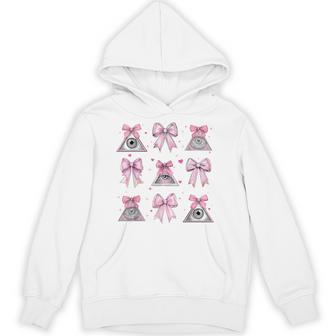 フリーメイソン フリーメイソン フリーメイソン ガール コケット リボン ピンク ママ パーカー - Kawaiitshirt