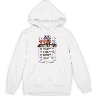 ホラー映画 教師 ユーモア 学校 映画 パロディ トップ5 長袖tシャツ パーカー - Kawaiitshirt