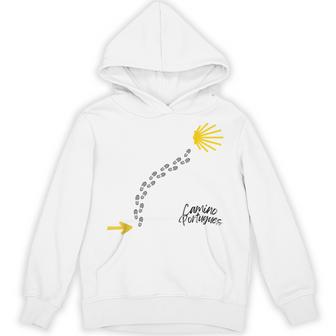 ポルトガルの道の痕跡、カミーノ・デ・サンティアゴ パーカー - Kawaiitshirt