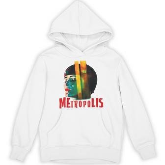 メトロポリス レトロムービーポスターデザインf パーカー - Kawaiitshirt