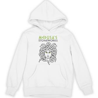 メドゥーサの石造物 面白いギリシャ神話 パーカー - Kawaiitshirt