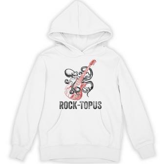 レトロ オクトパス クラーケン ギターを弾く Rock-Topus ギタリスト パーカー - Kawaiitshirt
