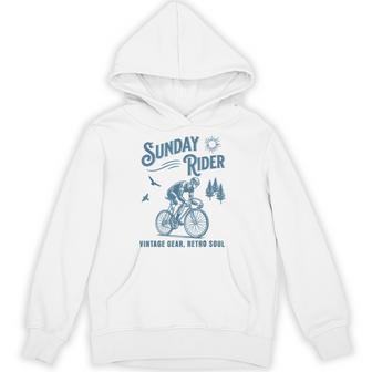レトロ サイクリング サイクリスト 自転車 バイク サンデー ライド クラブ レース パーカー - Kawaiitshirt
