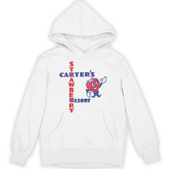 レトロ ホテル カーターズ ストロベリー リゾート カリフォルニア パーカー - Kawaiitshirt