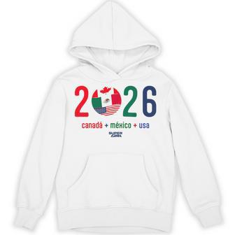 ワールドカップ2026開催国サッカーデザイン パーカー - Kawaiitshirt