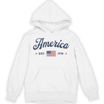 ヴィンテージ アメリカ国旗 Usa 4Th Of July American Flag Patriotic パーカー - Kawaiitshirt