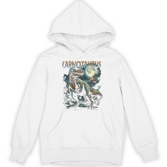 ヴィンテージ カルノタウルス 90年代 ブートレッグ恐竜 先史時代の恐竜 パーカー - Kawaiitshirt