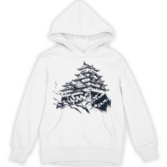 日本伝統風姫路城 パーカー - Kawaiitshirt