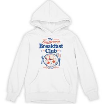 朝食クラブ スローモーニング ブランチ 恋人 卵 トースト パーカー - Kawaiitshirt