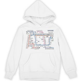 東京日本電車線鉄道おみやげ路線図 パーカー - Kawaiitshirt