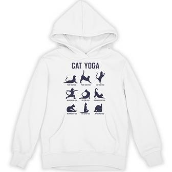 猫のヨガのポーズ パーカー - Kawaiitshirt