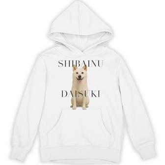 白柴犬犬 パーカー - Kawaiitshirt