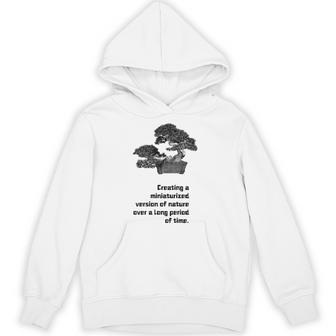 盆栽 松 園芸 庭いじり オーガニック 伝統 わびとさび 庭師 渋かっこいい 長袖tシャツ パーカー - Kawaiitshirt